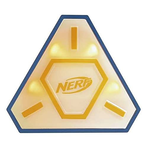 NERF Elite NER0240 Flash Strike Zielscheibe – erweiterbares 13 cm großes Ziel Modul mit Lichteffekt für Kinder ab 8 Jahren
