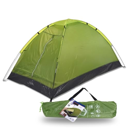 Cleanlevel Zelt 1 Person | 1 Mann Zelt für Festival- und Camping Ultraleicht 1,2kg | Wasserabweisend | Einmannzelt inkl. Tragetasche