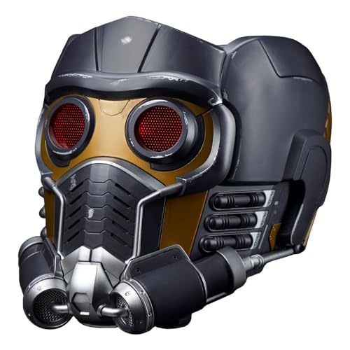 Marvel Legends Series elektronischer Star-Lord Premium Helm mit Licht und Sound, Rollenspielartikel für Erwachsene