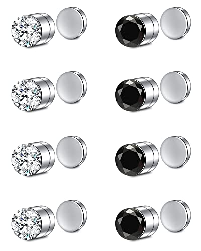 D.Bella Magnetischer Nasenring - Fake Nasenstecker und Ohrringe für Frauen - Künstliches Nasenpiercing
