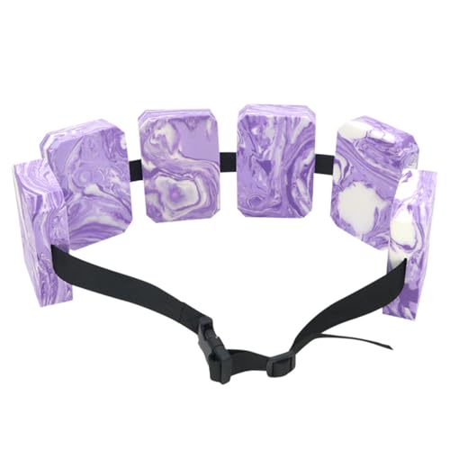 Schwimmgürtel für Kinder 6+ Jahren, Nylon Schwimmgurt Kinder, Schwimmsachen, Verstellbarer Schwimmgürtel, Schwimmkissen, Swim Belt, Schwimmhilfe für Kinderschwimmtrain von 40 kg (Lila)