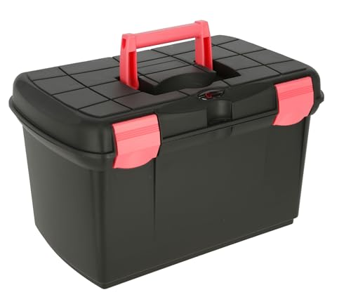 Covalliero Putzbox Arrezzo schw./Fuchsia mit herausnehmbaren Einsatz