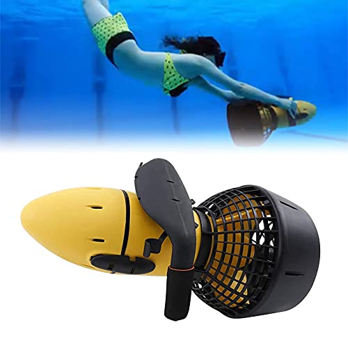 WBJLG Elektrischer Unterwasser-Tauchscooter, 300W Schwimm-Booster Dual-Speed-Unterwasserpropeller Wasserdichter Outdoor-Wasser-Autocycle-Sportgeräte für Meer und Pool Ocean
