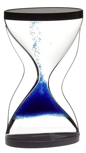 TFA Dostmann Contra Sanduhr mit nach obenlaufenden Kügelchen, Kunststoff, Grün, L69 x B29 x H153 mm