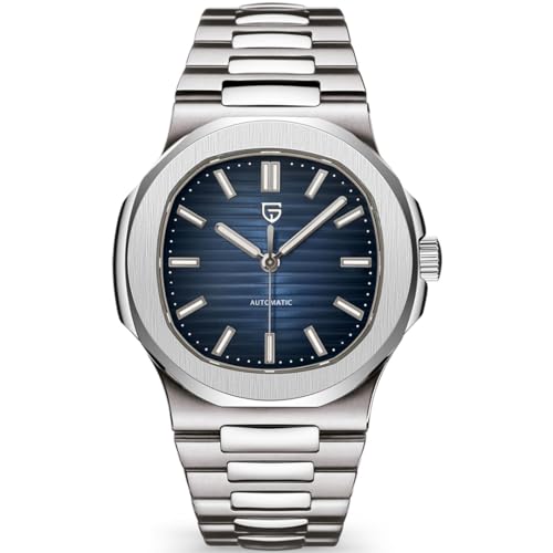 Pagani Design Herren-Automatik-Armbanduhr, Edelstahl, wasserdicht, 100 m, mechanische Armbanduhren PD1728…