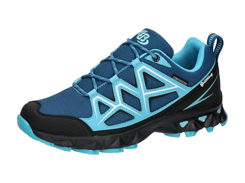 Brütting Damen Power Walkingschuhe, Petrol/Türkis, 40 EU