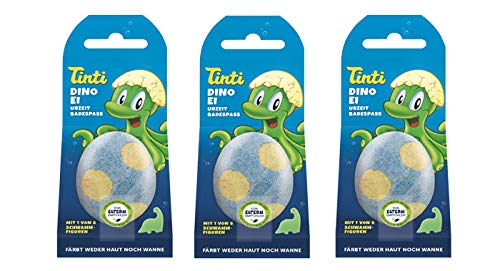 3 er SET TINTI Zauberei Dino Feen Osterei mit Sammelfigur