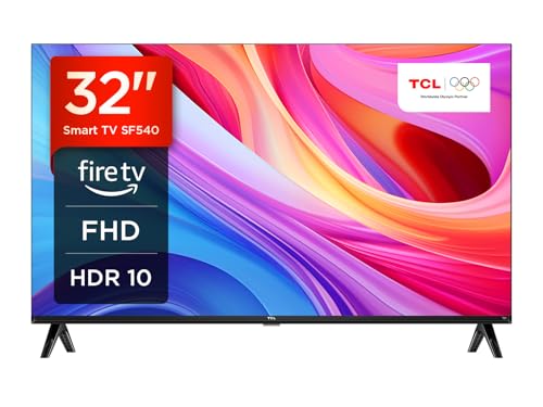 TCL 32SF540 - 32 Zoll FHD Smart Fernseher - HDR & HLG-Dolby Audio-DTS Virtual X /DTS-HD-Metall Randlos-Dual-Band Wifi 5-mit Fire OS 7 System