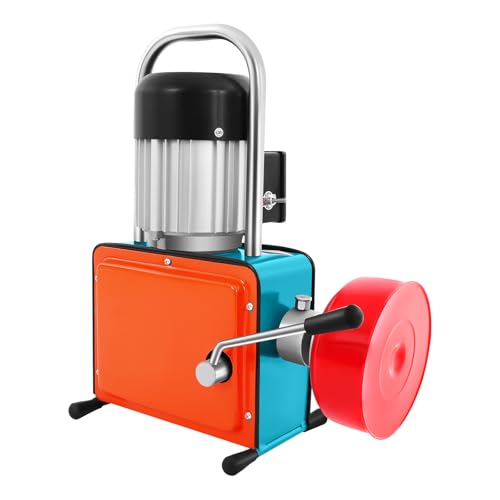 Abflussreinigungsmaschine, 1000W Elektrische Rohrreinigungsmaschine, 30m Abflussreiniger Rohrreiniger Kanalreinigungsmaschine Rohrreinigungsspirale für Ø20-150 mm Rohrleitungen