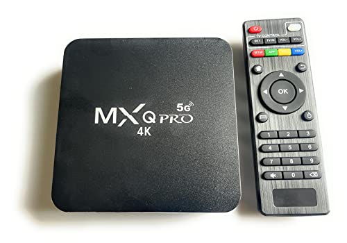 ZUMKUNM Android TV Box Quad Core 4K 3D 2.4G 5G WiFi HDMI DLNA Smart Mini PC with Pre-Installed apps Makes Your TV a Smart TV(2G/16G)