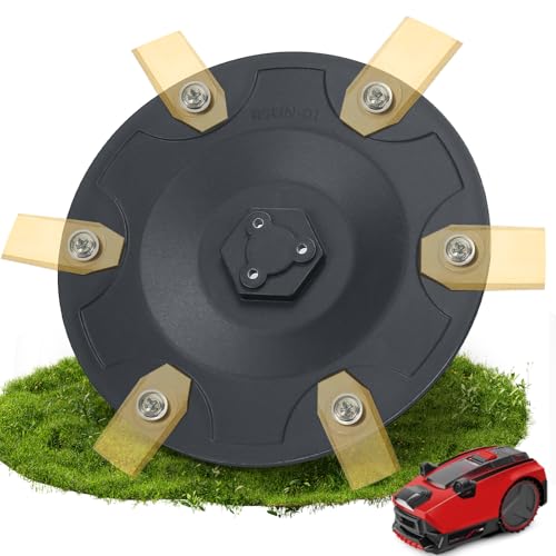 Mähroboter Zubehör, 6er Messerscheibe Kompatibel mit Einhell Freelexo Cam 500 Power X Mähroboter, Gartenmäher Unkraut Jäten