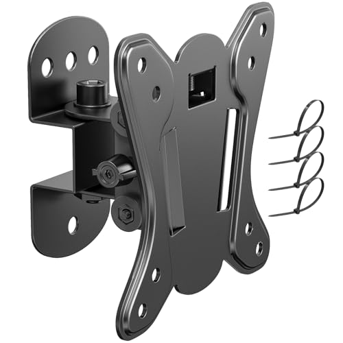 PUTORSEN 13-30 Zoll TV Wandhalterung, Schwenkbar Monitor Wandhalterung für LCD LED TVs & Monitors, Neigbar TV Halterung bis zu 25kg, Universal Fernseher Halterung mit max. VESA 75x75 / 100x100mm