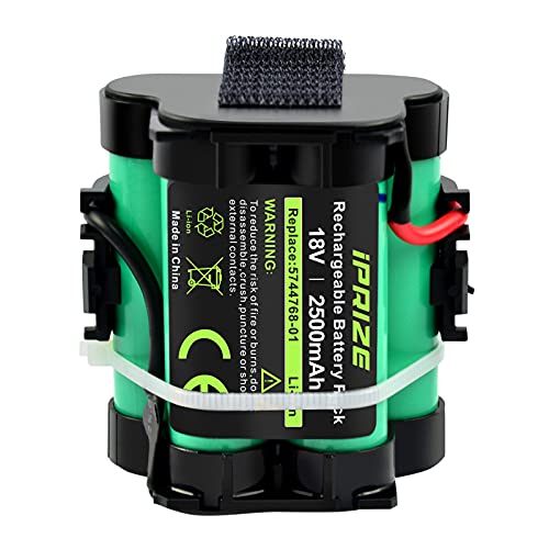 iPrize 18V 2,5Ah Li-ion Ersatzakku Kompatibel mit Gardena Mähroboter R38Li R40Li R45Li R50Li R70Li R75Li R80Li, für Husqvarna Automower 105, 305, 308, für McCulloch ROB R600 R800 R1000 Flymo 1200R