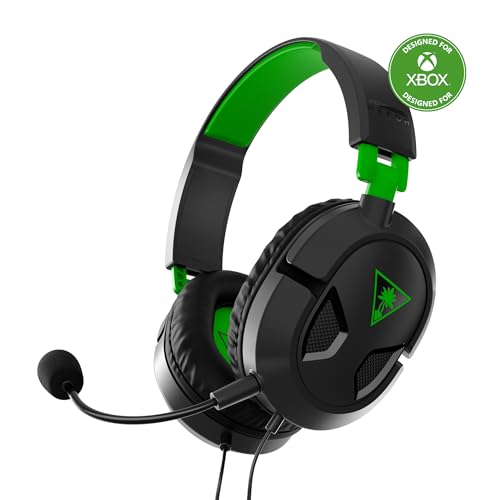 Turtle Beach Ear Force Recon 50X Binaural Kopfhörer Schwarz, Grün – Kopfhörer (PC/Spiele, Binaural, Kopfband, Xbox One, Playstation 4, PC, Mac, kabelgebunden) (TBS-2303-02)