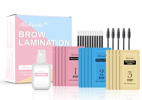 Augenbrauen Lifting Set, 2025 Neu Brow Lifting Set, Brow Lamination kit für langanhaltende Form, Hält bei einmaliger Anwendung 6–8 Wochen der brow lift, Optimal für Salon,Heimgebrauch und Anfänge.