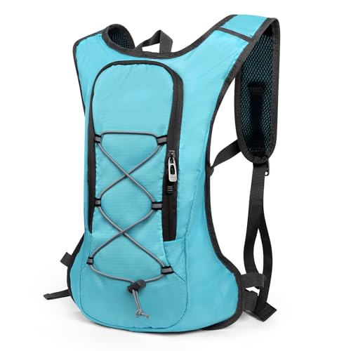 Lollanda Fahrradrucksack, Wanderrucksack klein, Wasserdicht Rucksäcke für Herren und Damen, MTB Rucksack für Radsport,Camping,Laufen (Blau)