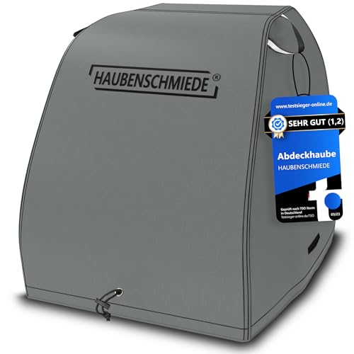 HAUBENSCHMIEDE® Premium Abdeckung-Fahrradanhänger Universal Größe 2-Sitzer Wasserdicht und Sturmsicher | Langlebig Robuste Faltgarage Atmungsaktiv und UV-beständiger Kinderfahrradanhänger-Regenschutz