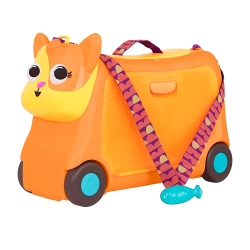 B. toys – Kinder Handgepäck Koffer Katze – Reisekoffer, Kinderkoffer mit Licht & Geräuschen – Kindergepäck zum Draufsitzen – mit Stauraum – für Mädchen und Jungen ab 2 Jahren – Lolo