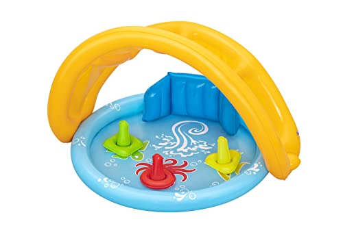 Bestway Lil' SeaShapes Planschbecken mit Sonnenschutzdach 115 x 89 x 76 cm