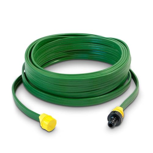 blizz-z Sprühschlauch Länge: 15 m mit Steckkupplung (DN9) | sehr gleichmäßige Wasserabgabe als feiner Sprühnebel für Hochbeete, Stauden und Rasenflächen | Made in Germany