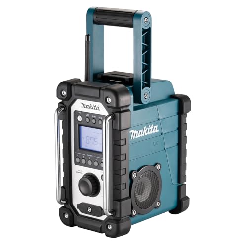 Makita DMR112 Akku-Baustellenradio 7,2 V - 18 V mit DAB+ und Bluetooth (ohne Akku, ohne Ladegerät), türkis