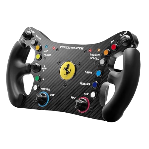 Thrustmaster Ferrari 488 GT3 Wheel Add-On, Rennlenkrad, PC, PS5, PS4, Xbox Series X|S, Xbox One, Offiziell Lizenziert von Ferrari