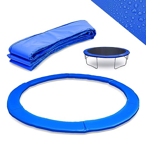 Trintion Trampolin Randabdeckung Ø 305 cm - Reißfest & UV-resistent EPE-Schaumstoff, Ersatz Federabdeckung Randschutz Rahmenpolster für Gartentrampoline Blau
