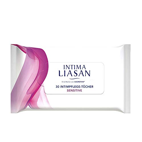 Intima Liasan by Sagrotan Intimpflege-Tücher Sensitive, Seifenfrei und Alkoholfrei, 30 Stück
