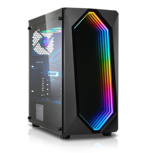 Gaming PC Ryzen 5 5500 6X 4.2 GHz, RTX 4060 8GB, 16 GB DDR4, 1TB SSD, Windows 11 Pro