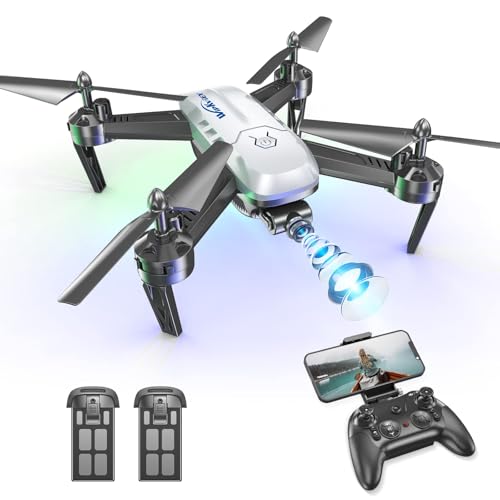 Wipkviey T6 Drohne mit kamera 1080p, RC Quadcopter für Anfänger, WiFi FPV drone mit 2 Batterien, Schwerkraft Sensor, Flip mode, Abflug/Landung mit einer Taste, One Taste Ruckkehr, Headless Mode