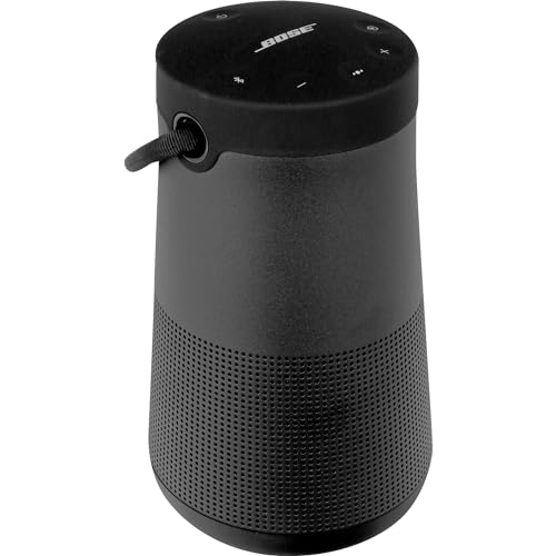 Bose SoundLink Revolve+ (Serie II) Bluetooth speaker – Tragbarer, wasserabweisender kabelloser Lautsprecher mit langer Akkulaufzeit, Schwarz