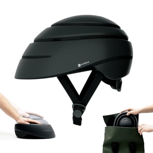 CLOSCA Faltbarer Helm.Fahrradhelm für Erwachsene. Fahrradhelm und Rollerhelm Zertifiziert. Pendlerhelm. Klapphelm. Helm für Frauen.Helm für Männer.