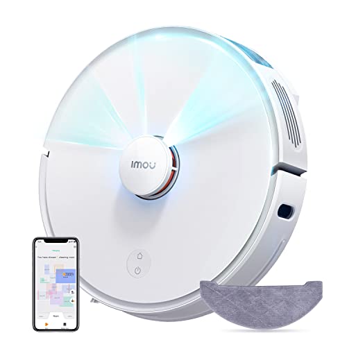 Imou Staubsauger Roboter L11 2 in 1 Saugroboter mit Wischfunktion, Auto-Aufladen 2700 Pa,LED Display, App, Laser-Navigation, Hinderniserkennung