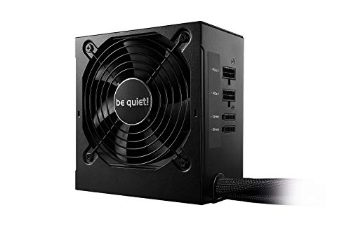 be quiet! System Power 9 500W cm PC-Netzteil | 80 Plus Bronze Effizienz | ATX | mit Kabelmanagement | Schwarz | BN301