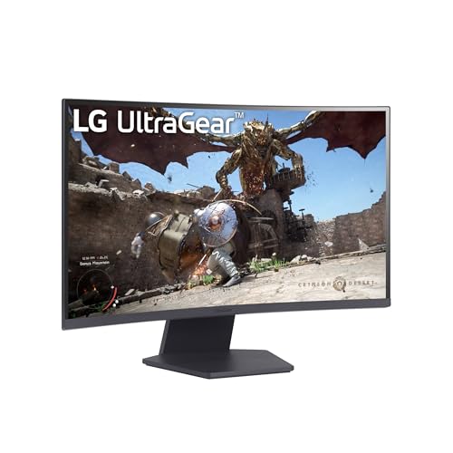 LG Electronics 27GS60QX-B.AEUQ UltraGear™ Curved QHD Gaming VA-Monitor 27' (68,4cm), 2560 x 1440, 16:9, 1ms GtG, 180 Hz, HDR10, 300 cd/m² Helligkeit (typ.), AMD FreeSync, Dynamic Action Sync - Schwarz