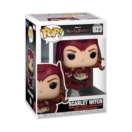 Funko Pop! Marvel: WandaVision – Scarlet Witch - Vinyl-Sammelfigur - Geschenkidee - Offizielle Handelswaren - Spielzeug Für Kinder und Erwachsene - TV Fans - Modellfigur Für Sammler und Display