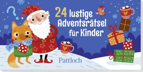 24 lustige Adventsrätsel für Kinder: Mini-Adventskalender | Paare finden, Fehler suchen und weitere fröhliche Rätsel für Kinder ab 6 Jahren
