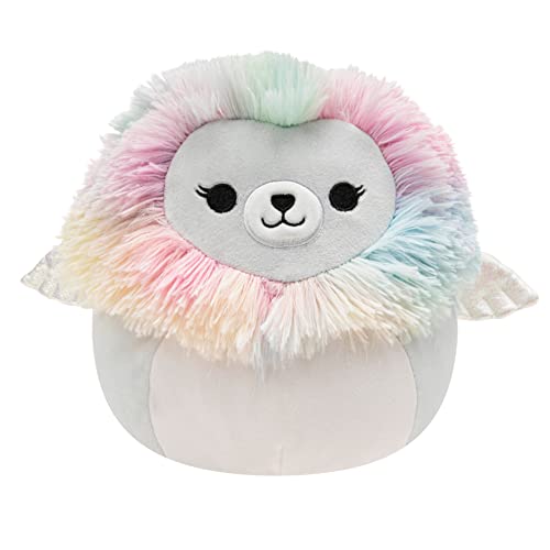 Squishmallows SQK3307 - Leonori der Löwe mit Flügel 40 cm, offizielles Kelly Toys Plüsch, superweiches Kuscheltier