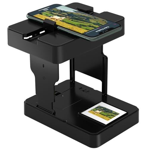 Mobiler 35mm Filmscanner, Positive und Negative Dias scannen, Dias und Negative zu Hause mit Ihrem eigenen Smartphone scannen