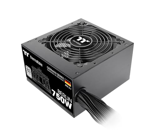 Thermaltake Berlin 750W Netzteil | ATX 3.1 | 12V-2 * 6 Pin | German Series