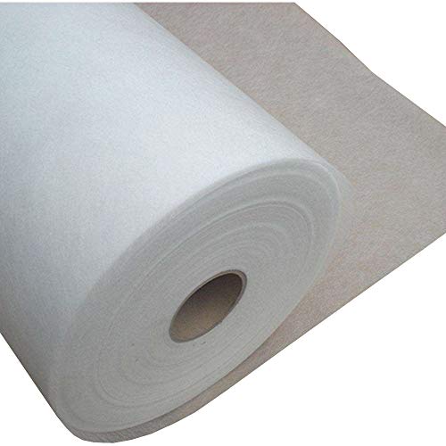 doitBau Anstrichvlies 50m² 40 g/m² Spachtelvlies Malervlies Glasvlies Tapete Weiß Vlies Renoviervlies Glattvlies Glasgewebe Abdeckfolie Abdeckvlies