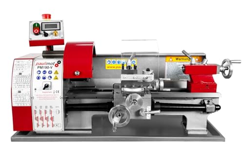 PAULIMOT Drehmaschine PM190-V mit 400 mm Spitzenweite, frequenzgesteuert