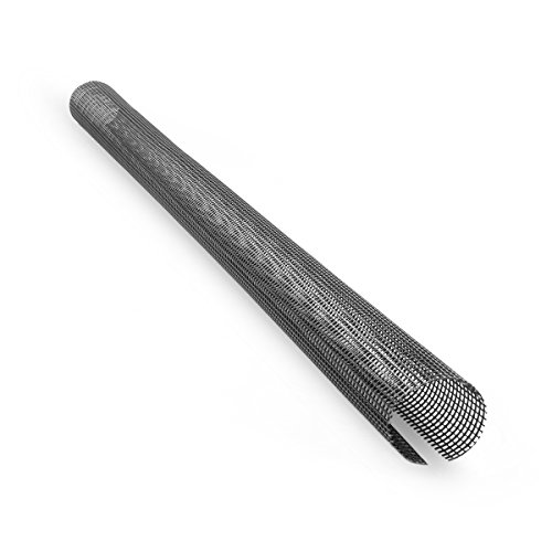 Laubschutzgitter 2m lang für Dachrinnen 100mm-125mm Laubfang in schwarz