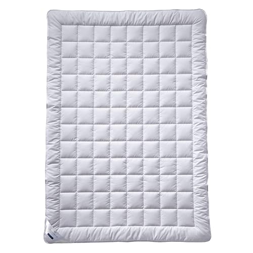 billerbeck Bettdecke E48 Kairo - Ganzjahresdecke – 155 x 220 cm –Decke mit 60 % Kamelhaar 40 % Wolle