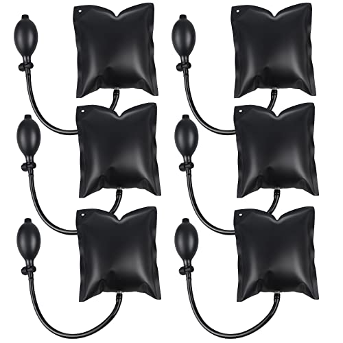 EXLECO 6 Stücke Montagekissen Hebekissen Pumpkissen Air Pump Wedge Luftkissen Montage Spreizkissen Pneumatikspanner für Tür Fenster Installation und Wohnmobilausstattung