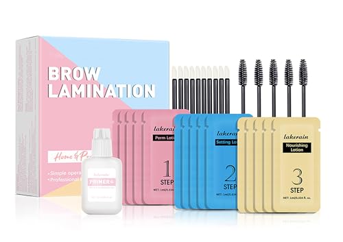 Brow Lifting Set – Professionelles Augenbrauen Lifting Set, Brow Lamination Kit hält 6-8 Wochen, für Vollere, Dickere, Schöne Augenbrauen, Ideal für Salon, Heimgebrauch und Anfänger