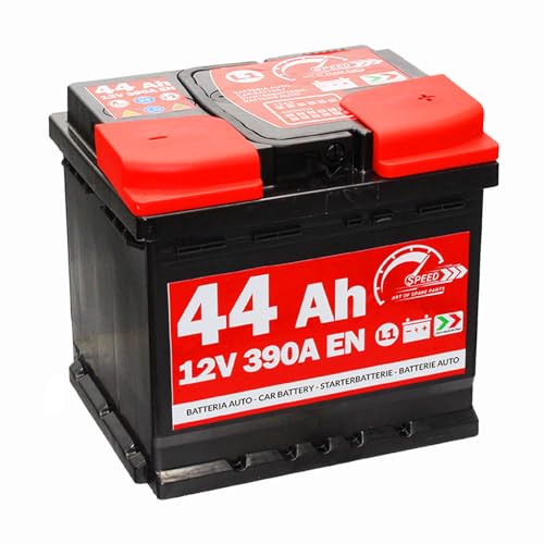 Autobatterie Speed von SMC Code L144 44 Ah 390 A Pluspol rechts 12 V