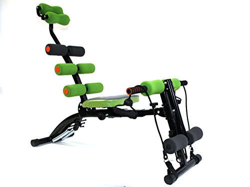 MAXOfit Multitrainer Greenline SixMax Pro MF-6.G, Ganzkörper Heimtrainer Für Zuhause, Für Bauch Beine Po Rücken