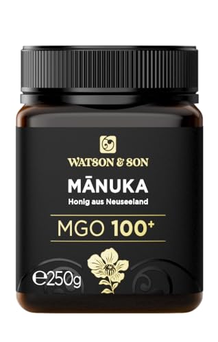 Watson & Son Manuka Honig MGO 100+ 250g | Premium Qualität aus Neuseeland