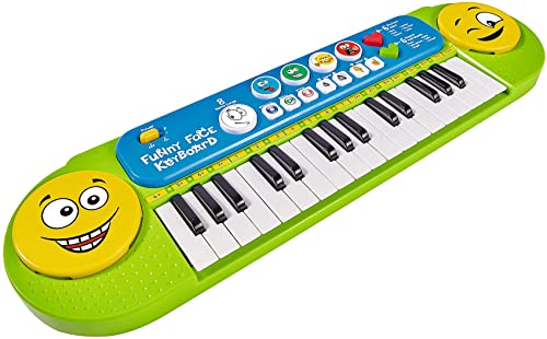 Simba 106834250 - My Music World Funny Keyboard, 32 Tasten, 8 Demos, 6 Rhythmen, 4 lustige Geräusche, 51x14cm, ab 3 Jahre